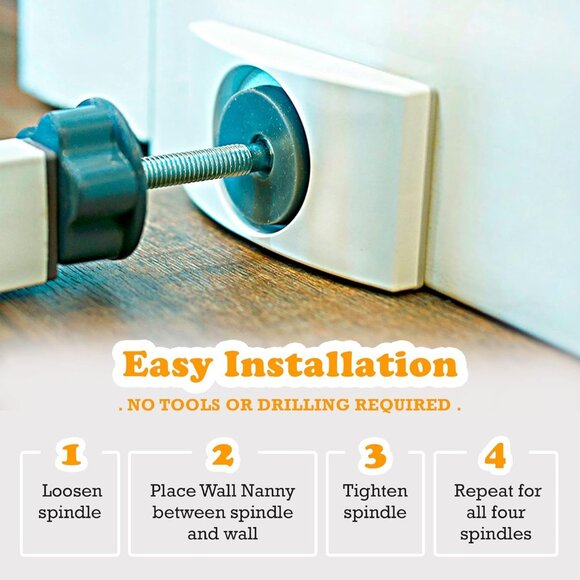 Wall Nanny Baby Gate Wall Protectors - Picture 5 of 14